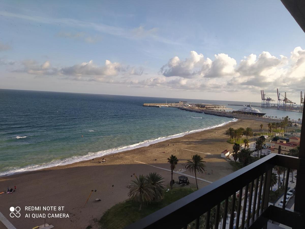 Espectaculares Vistas Al Mar Playa Malagueta Lejlighed Málaga Eksteriør billede