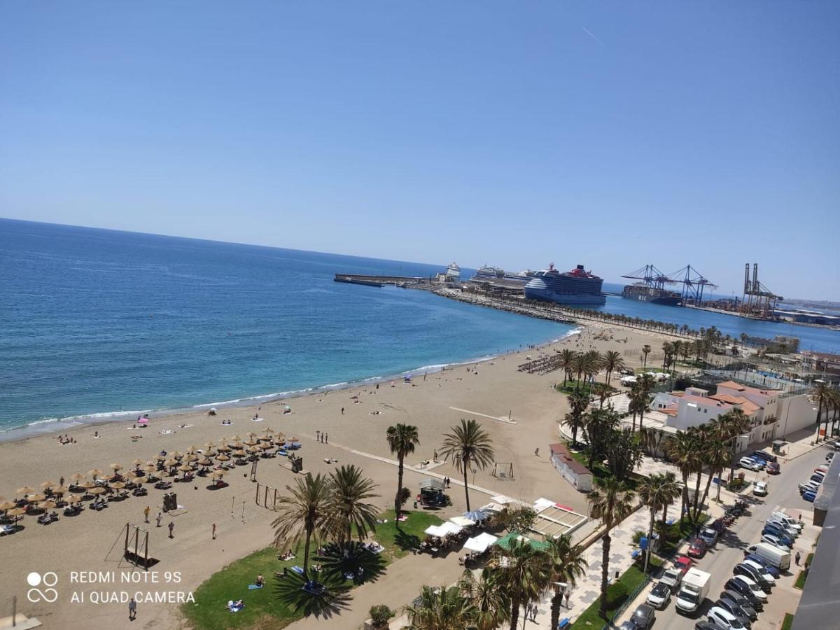 Espectaculares Vistas Al Mar Playa Malagueta Lejlighed Málaga Eksteriør billede
